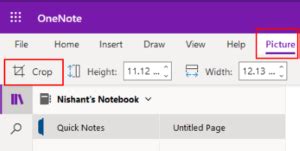 Image result for OneNote Tutorial On Cropping Pictures