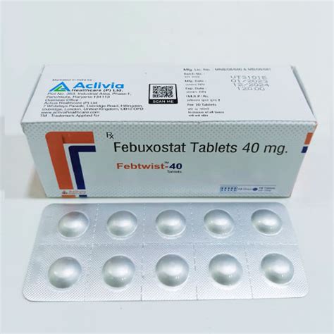 FEBTWIST-40 Tablets Aclivia Healthcare Pvt. Ltd.