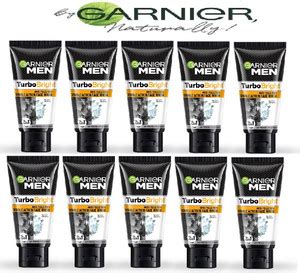 GARNIER Men Turbo Bright Double Action Deep Cleansing Anti Pollution ...