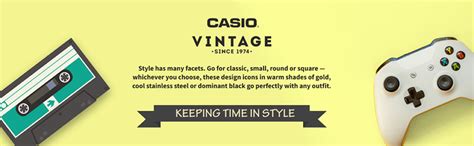 Casio Unisex Vintage A1000MGA-5DF Black Digital Dial Gold Stainless ...