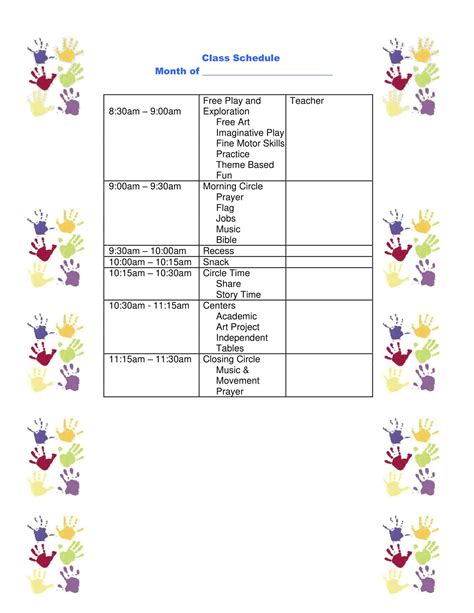 Purdue Printable Class Calendar