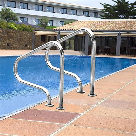 Buy Swimming Pool Handrail, Stainless Steel Pool Ladder, 440-lb ...