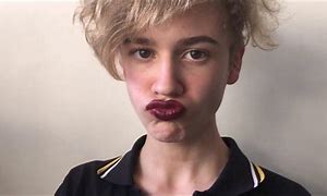 Image result for Man Putting On Lipstick