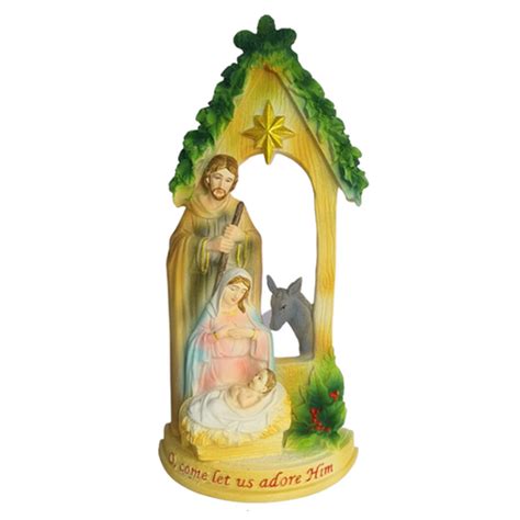 Nativity Table Top - O, come let us adore him | Santa Gifts