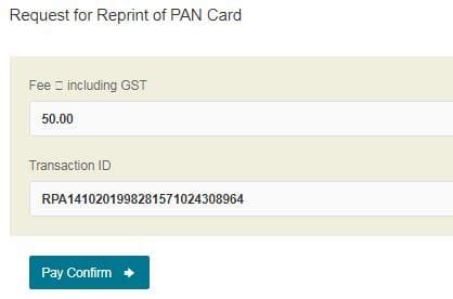 Image result for Pan Card Reprint Request
