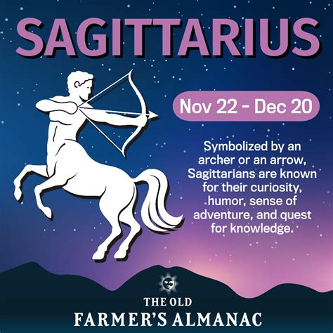 Sagittarius Zodiac Sign | The Old Farmer's Almanac