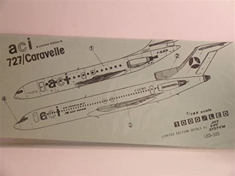 Buy Jet Set System Decals----1/144 scale aci Caravelle markings for the ...