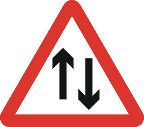 Two-way traffic Road Sign | UK Delivery | Hirst Signs