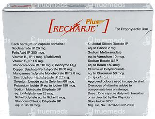 Recharge Plus Capsule 10 - Uses, Side Effects, Dosage, Price | Truemeds