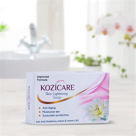 Kozicare Skin Lightening Soap, 75g (Pack of 3) Sunscreen Protection ...