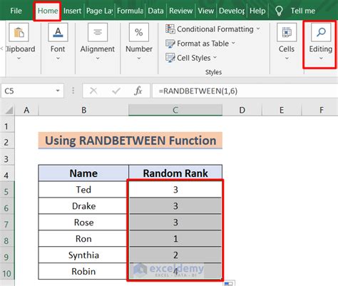 Image result for Randomizing Data in Excel