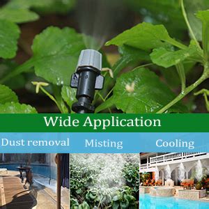 HASTHIP® 40pcs Sprinkler Heads Nozzle Tee Joints Garden Misting ...