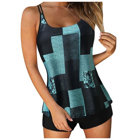 Tankini Swimsuits for Women Bathing Suit with Underwire Bra Support ...