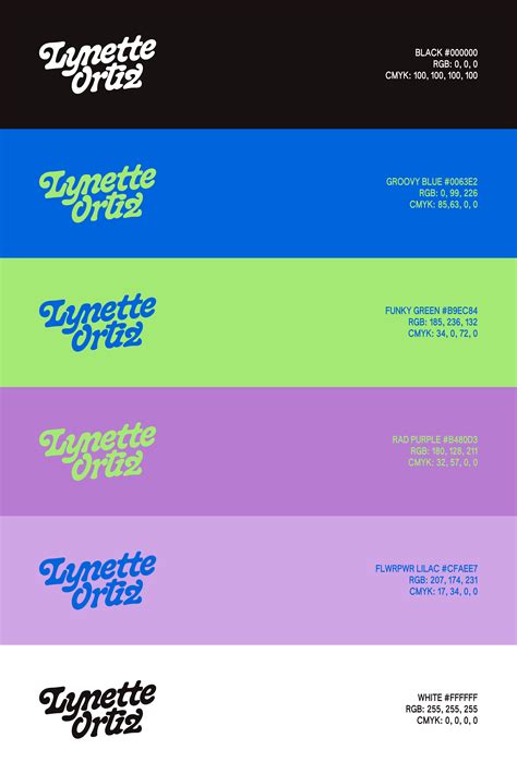 Groovy and Bold Color Palette for Photography Business