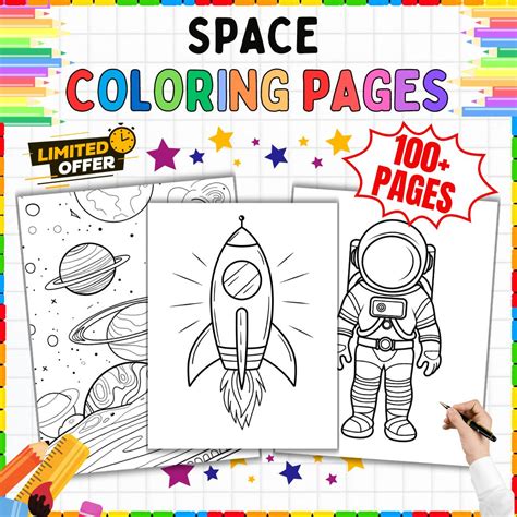 Printable Space Coloring Pages [2025]