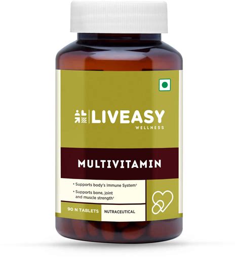 Buy LIVEASY WELLNESS MULTIVITAMIN MULTIMINERAL - IMMUNITY BOOSTER ...