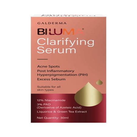 Buy BILUMA CLARIFYING FACE SERUM ACNE SPOTS FOR ALL SKIN TYPES 30 ML ...