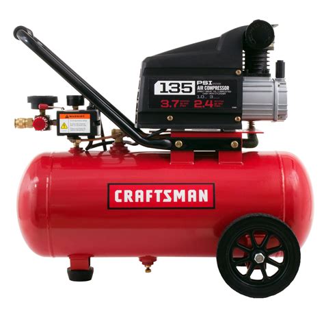 Craftsman 7 Gallon 1.0 HP Horizontal Air Compressor 135 Max PSI