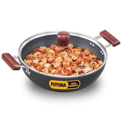 Buy Hawkins Futura 5 Litre Deep Fry Pan, Induction Kadhai, Hard ...