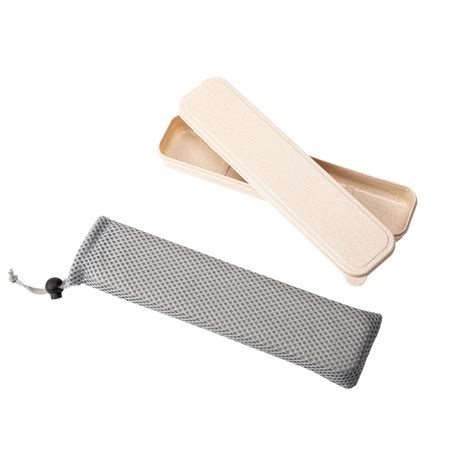 sansheng 2PCS Portable Travel Tableware Storage Box,Flatware Chopsticks ...