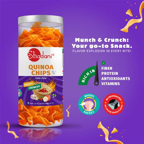 Shadani Quinoa Chips (Peri-Peri) 140g