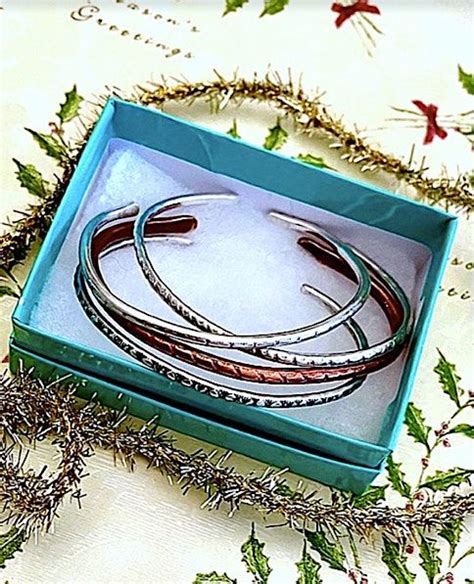 Patterned Cuff Bracelets In Silver/Copper- Make a Gift (Prereq Required ...