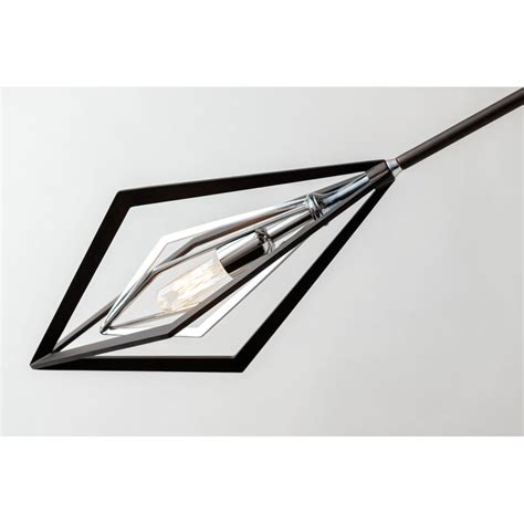 Troy Lighting Javelin 8-Light Bronze, Polished Stainless Vintage ...