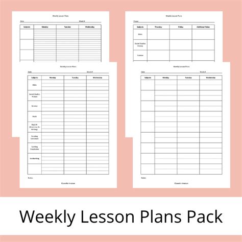 Image result for Free Printable Lesson Plans