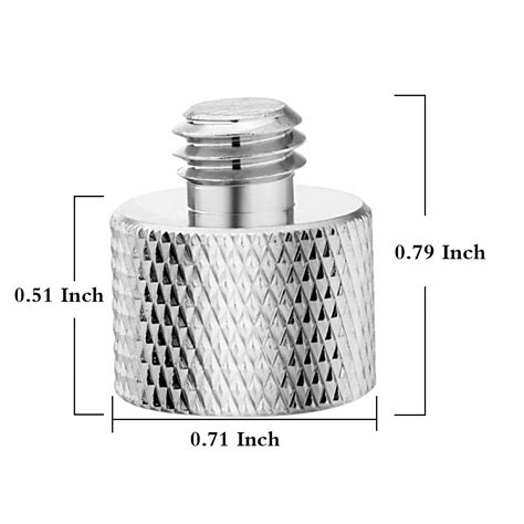 Buy COLICOLY Mic Stand Adapter, 5/8"-27 Female to 3/8"-16 Male Screw ...