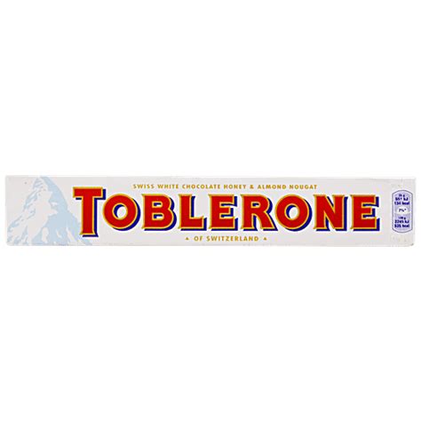 Buy Toblerone White Chocolate - Honey & Almond Nougat Online at Best ...