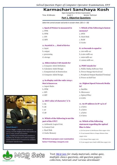 Image result for Computer Operator Question Answer