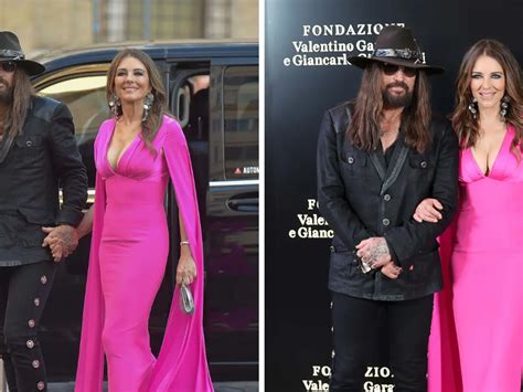 Billy Ray Cyrus calls Elizabeth Hurley his "beautiful girlfriend" in ...