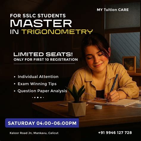 Trigonometry - Booster Maths class for SSLC Students , Kaloor Road ...