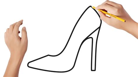 Como desenhar sapatos de salto alto