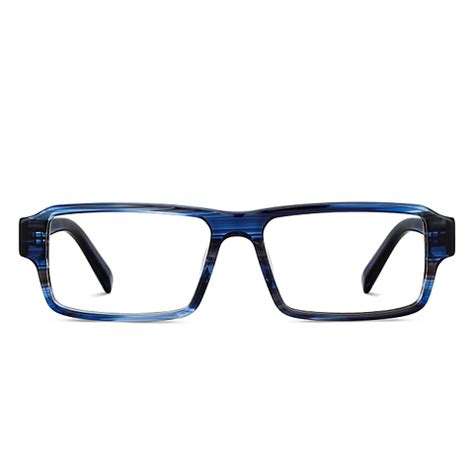 Buy Blue Transparent Full Rim Rectangle John Jacobs Rich Acetate JJ ...