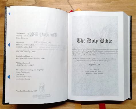 Image result for Douay-Rheims Challoner Edition