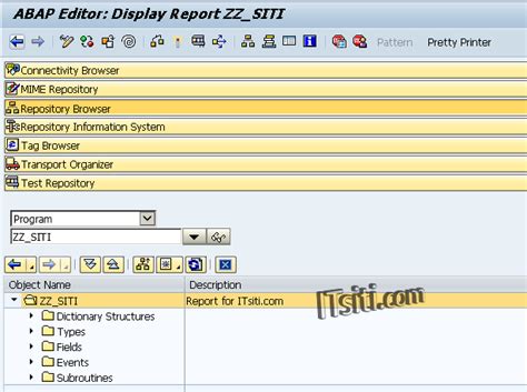 Image result for Using System Name in SAP ABAP Report Program