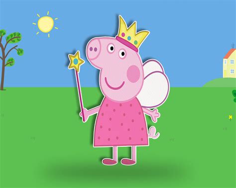 Peppa Pig Theme Boy with Crown in Head Cutout | Party Supplies India