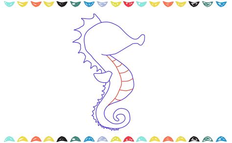 How to Draw a Seahorse - Easy Step-by-Step Guide