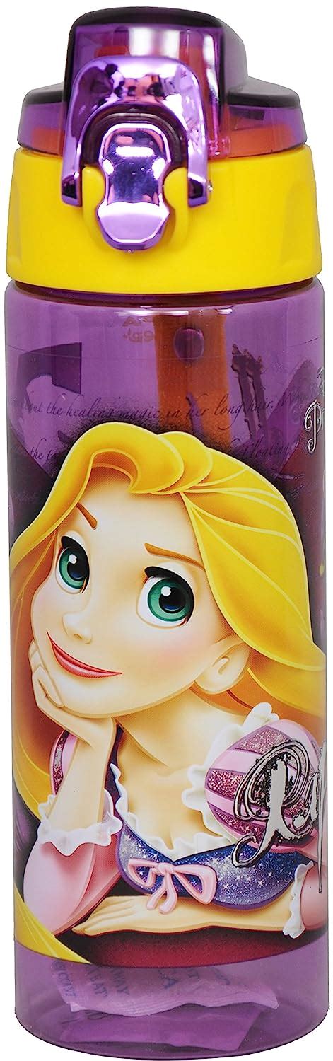 Disney Rapunzel Plastic Sipper Bottle, 600ml, Violet/Yellow : Amazon.in ...