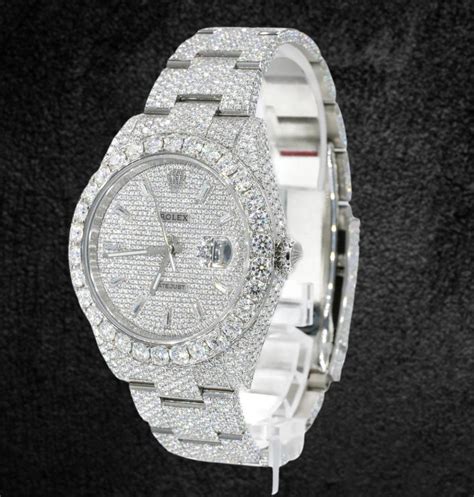 Iced Out Moissanite Hip Hop Luxury Watch – Moissanite Glitz