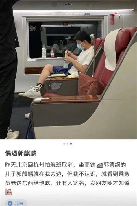 网友坐高铁偶遇郭麒麟，要求合影竟被拒-搜狐大视野-搜狐新闻