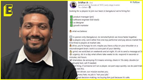 Unpaid jobs ad sparks outrage: Bengaluru entrepreneur forced to clarify ...