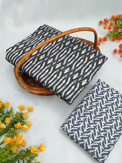 Cotton Top Bottom Sanganeri Print Set - BFTB20 – The Street Pal