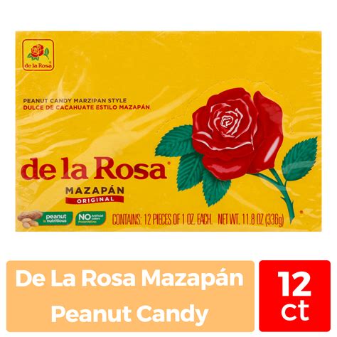 De La Rosa Mazapan Style Mexican Peanut Candy, 12 Count - Walmart.com