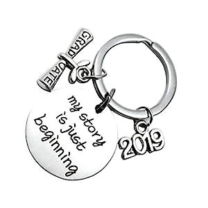 TENDYCOCO Graduation Keychains Inspirational Keyrings 2019 Stainless ...