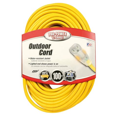 Indoor-Outdoor 12/3 Extension Cord - 100 ft. – QC Supply