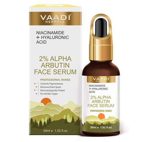 2% Alpha Arbutin Face Serum With Niacinamide & Hyaluronic Acid (30 ml ...