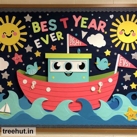 Boat, End of Year Bulletin Board Ideas, Best Year Ever