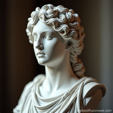 Plaster Bust of Athena | Stable Diffusion Online